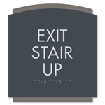 Intersign.com | sign type ca rule signs egress signs exit stair up